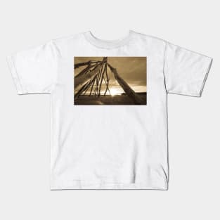 Sepia sunset. Kids T-Shirt